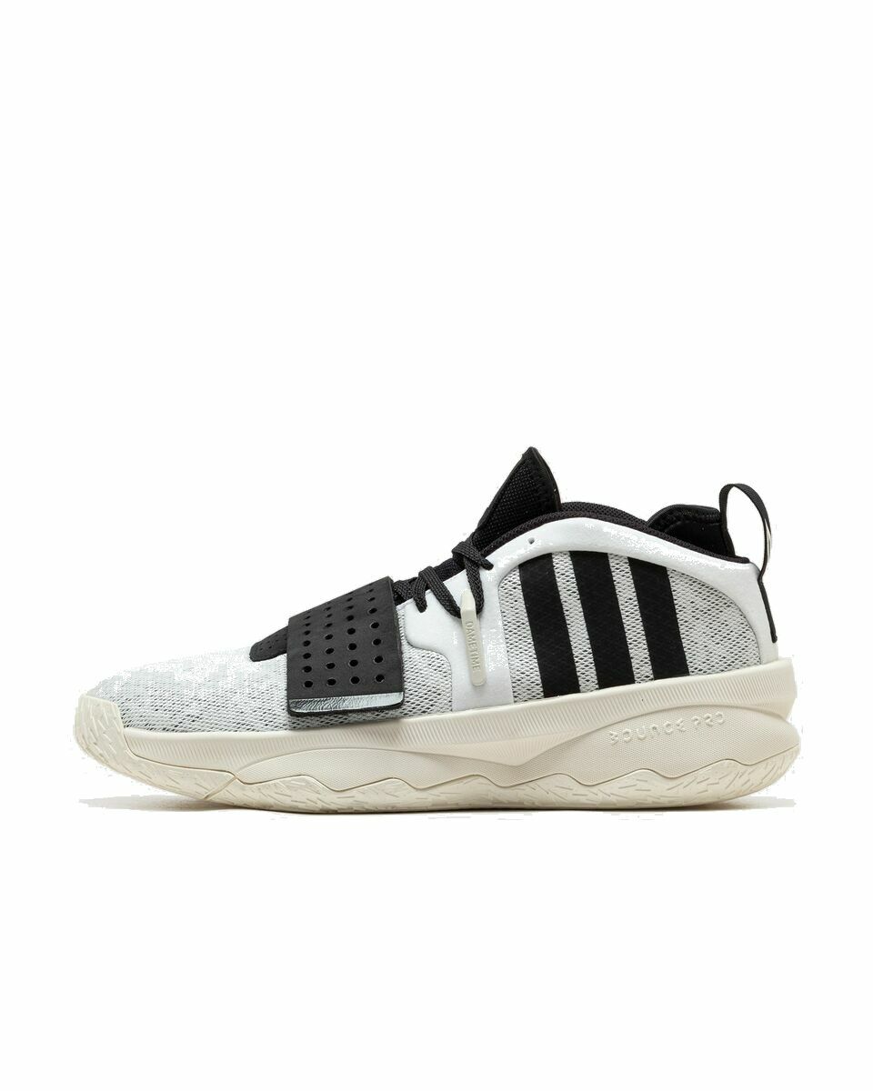 Photo: Adidas Dame 8 Extply White - Mens - Basketball/High & Midtop