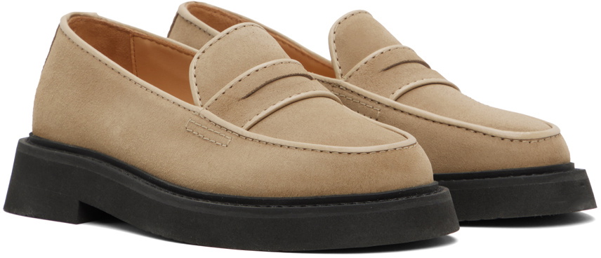A.P.C. Taupe Gael Loafers