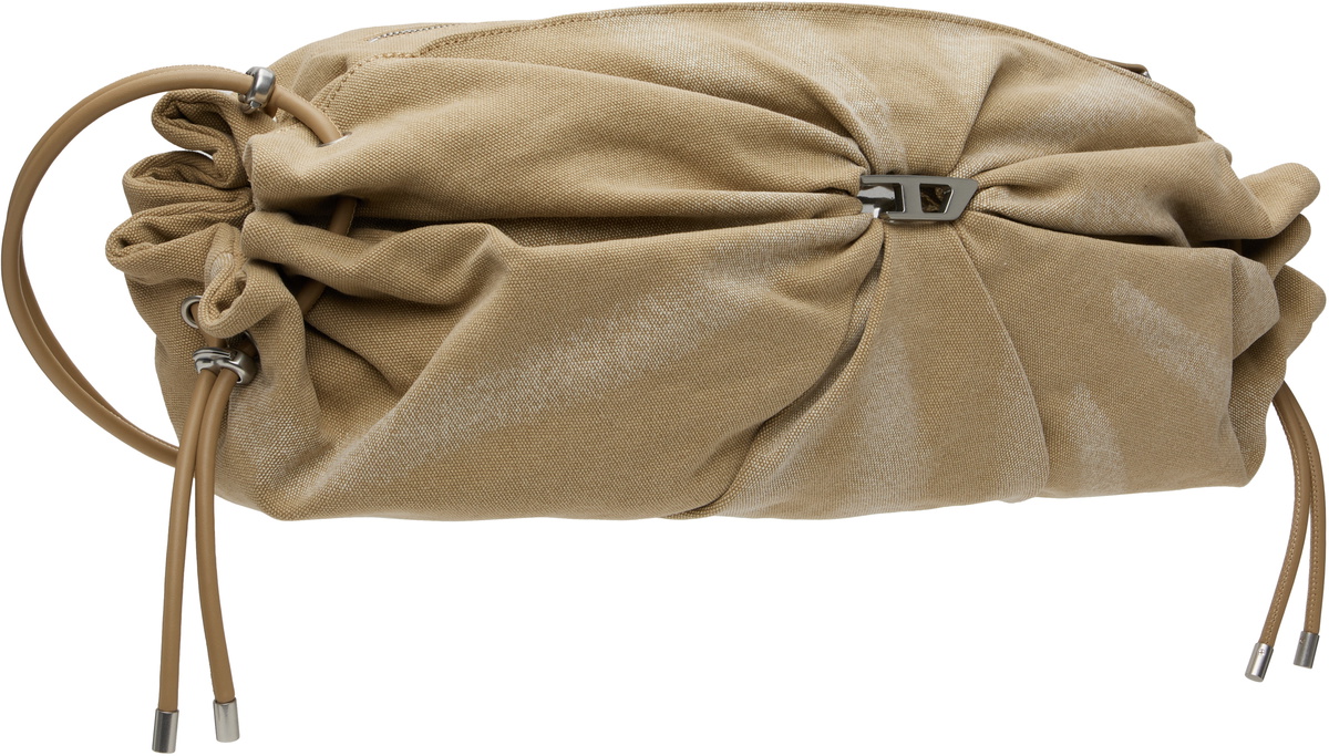Diesel Beige Scrunch-D Crossbody L Bag