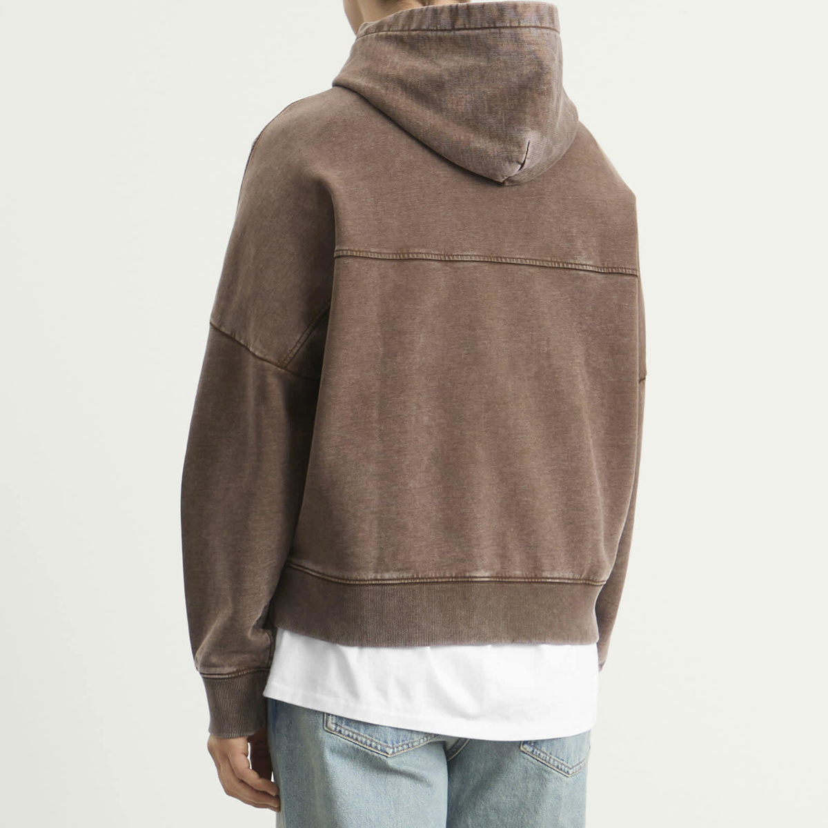 Won Hundred Men's Staff Hoodie in Washed Carafe Brown