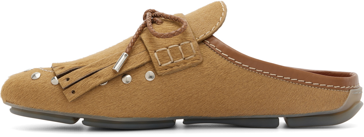 Wales Bonner Brown Montego Slip-on Loafers