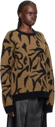 Nanushka Brown & Black Toine Sweater