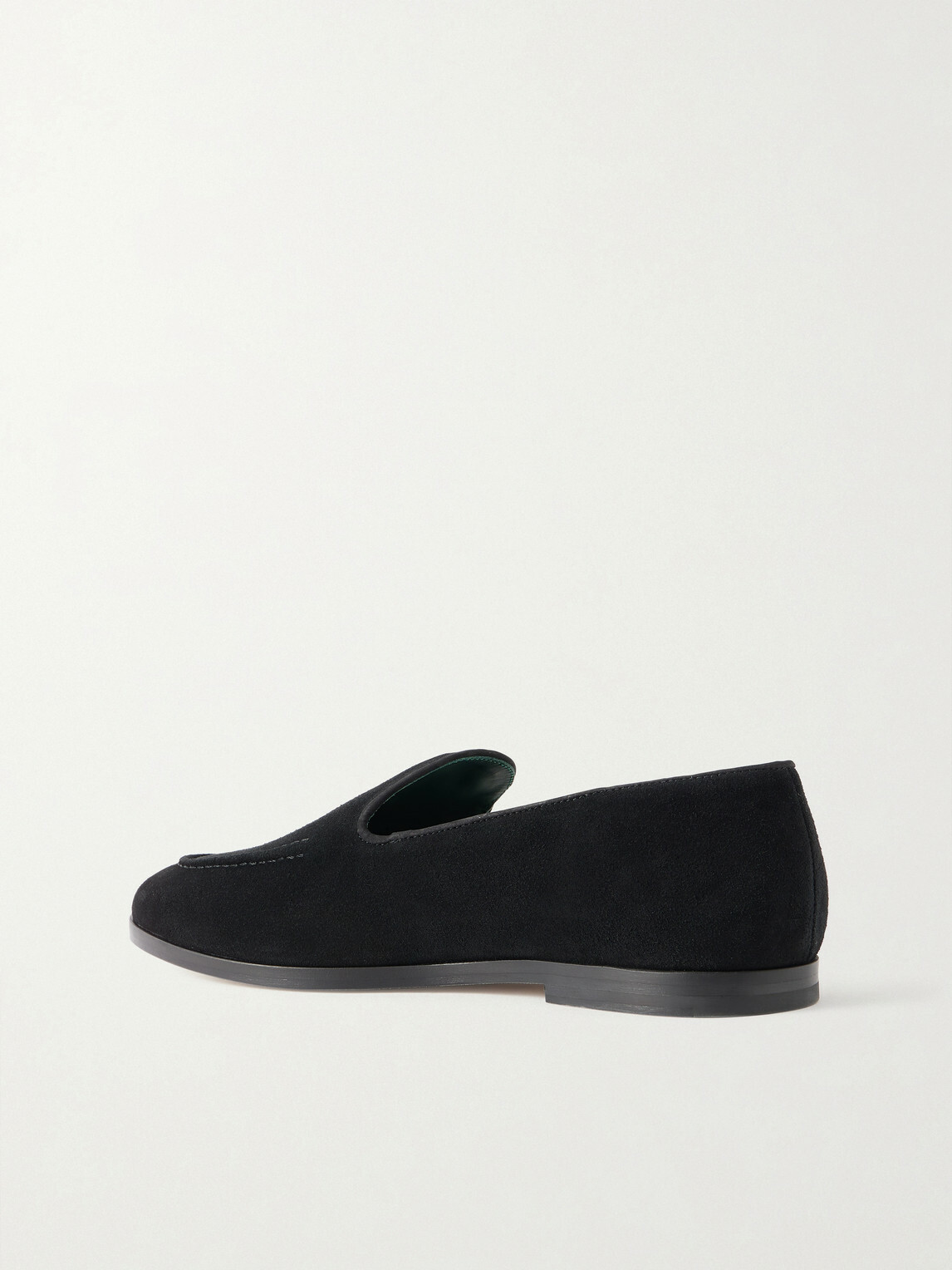 VINNY's - Marcel Suede Loafers - Black