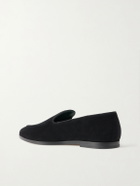 VINNY's - Marcel Suede Loafers - Black