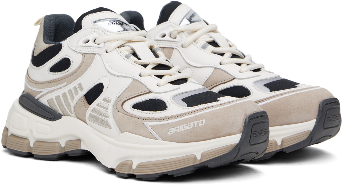 Axel Arigato White & Beige Sphere Runner Sneakers Axel Arigato
