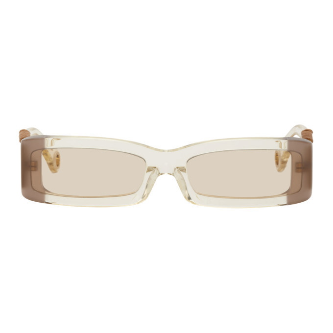 Photo: Jacquemus Yellow Les Lunettes 97 Sunglasses