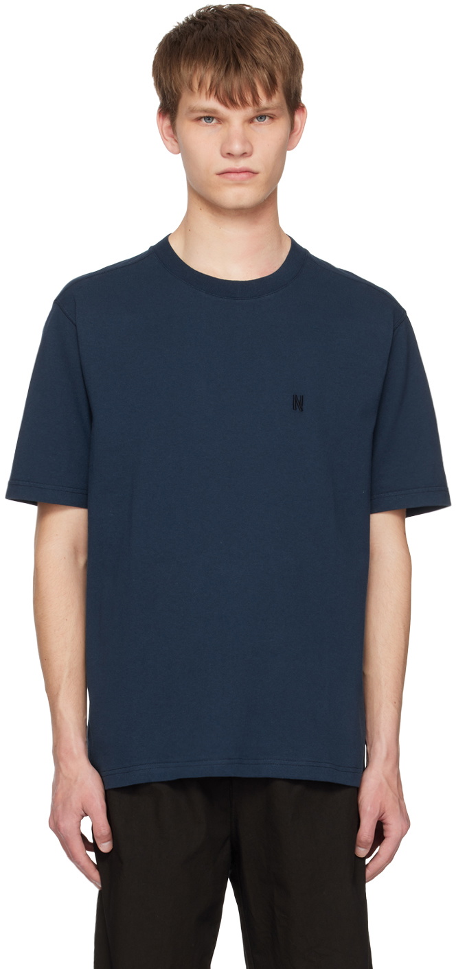 NORSE PROJECTS Navy Johannes T-Shirt Norse Projects