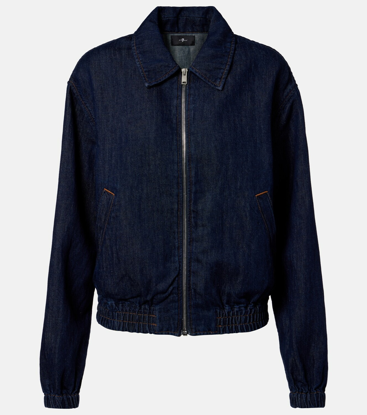 7 For All Mankind Denim bomber jacket