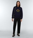 Burberry - Embroidered cotton jersey sweatshirt