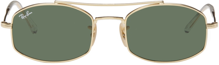 Photo: Ray-Ban Gold RB3719 Sunglasses