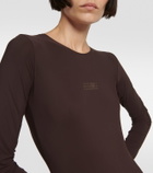 MM6 Maison Margiela Logo jersey bodysuit