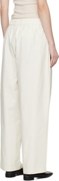 Cordera White Technical Tailored Trousers