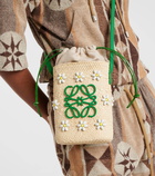 Loewe Paula's Ibiza Anagram beaded bucket bag
