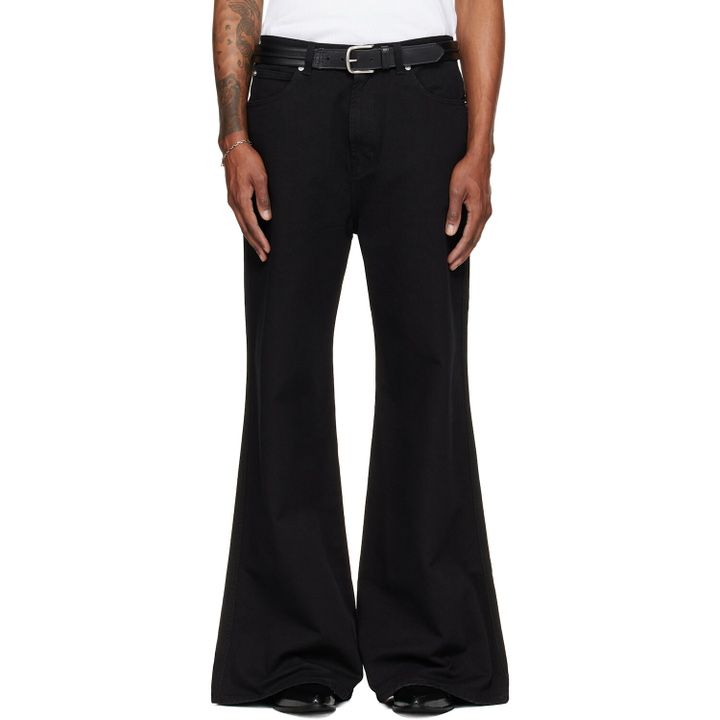Photo: LU'U DAN Black Denim Phat Jeans