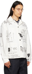 Junya Watanabe White Printed Jacket