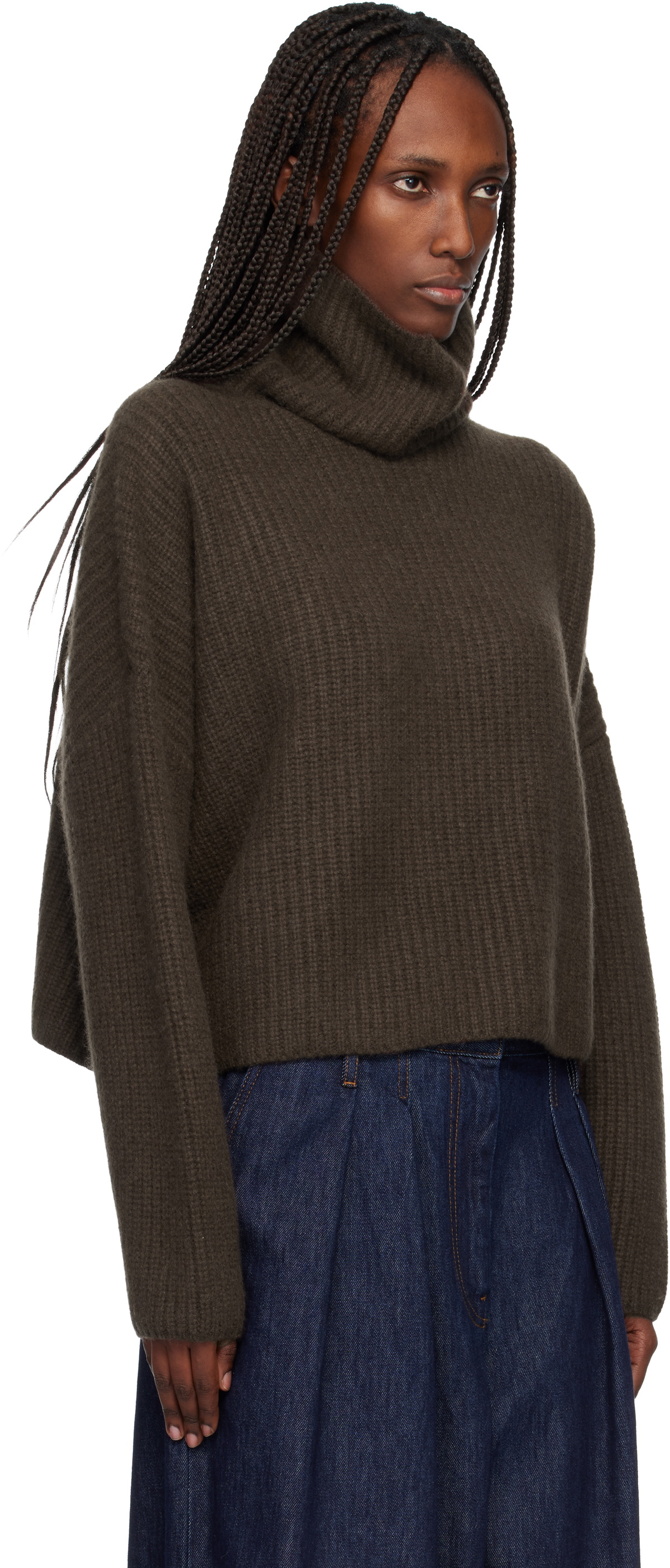 arch4 Brown Delphine Turtleneck
