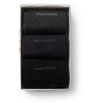 HUGO BOSS - Three-Pack Logo-Intarsia Cotton-Blend Socks - Multi