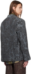 UMA WANG Blue Jester Jacket