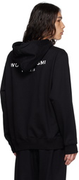 Wooyoungmi Black Printed Hoodie