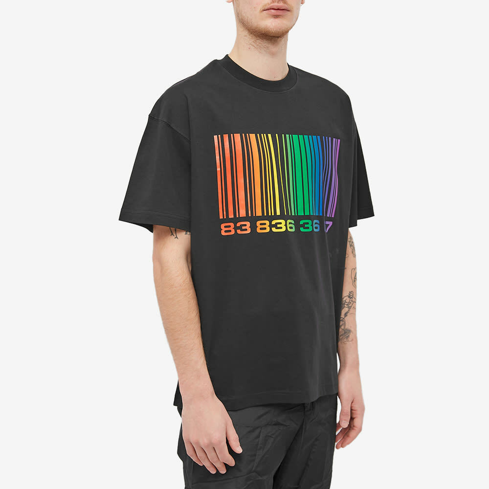 トップス VTMNTS barcode-print crew-neck T-shirt M Vtmnts Barcode-Print Crew-Neck T-Shirt In White - 62% Off