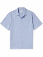 Oliver Spencer - Riviera Cotton-Blend Seersucker Shirt - Blue