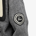 By Parra Men's Rounded Par Varsity Jacket in Dark Grey