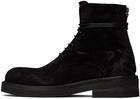 Marsèll Black Parrucca Lace Up Ankle Boots