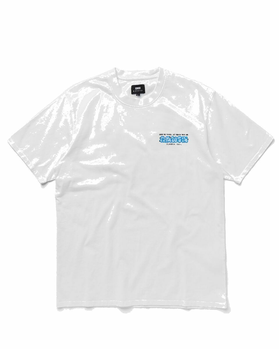 Photo: Edwin Cover The Thieves Tee White - Mens - Shortsleeves