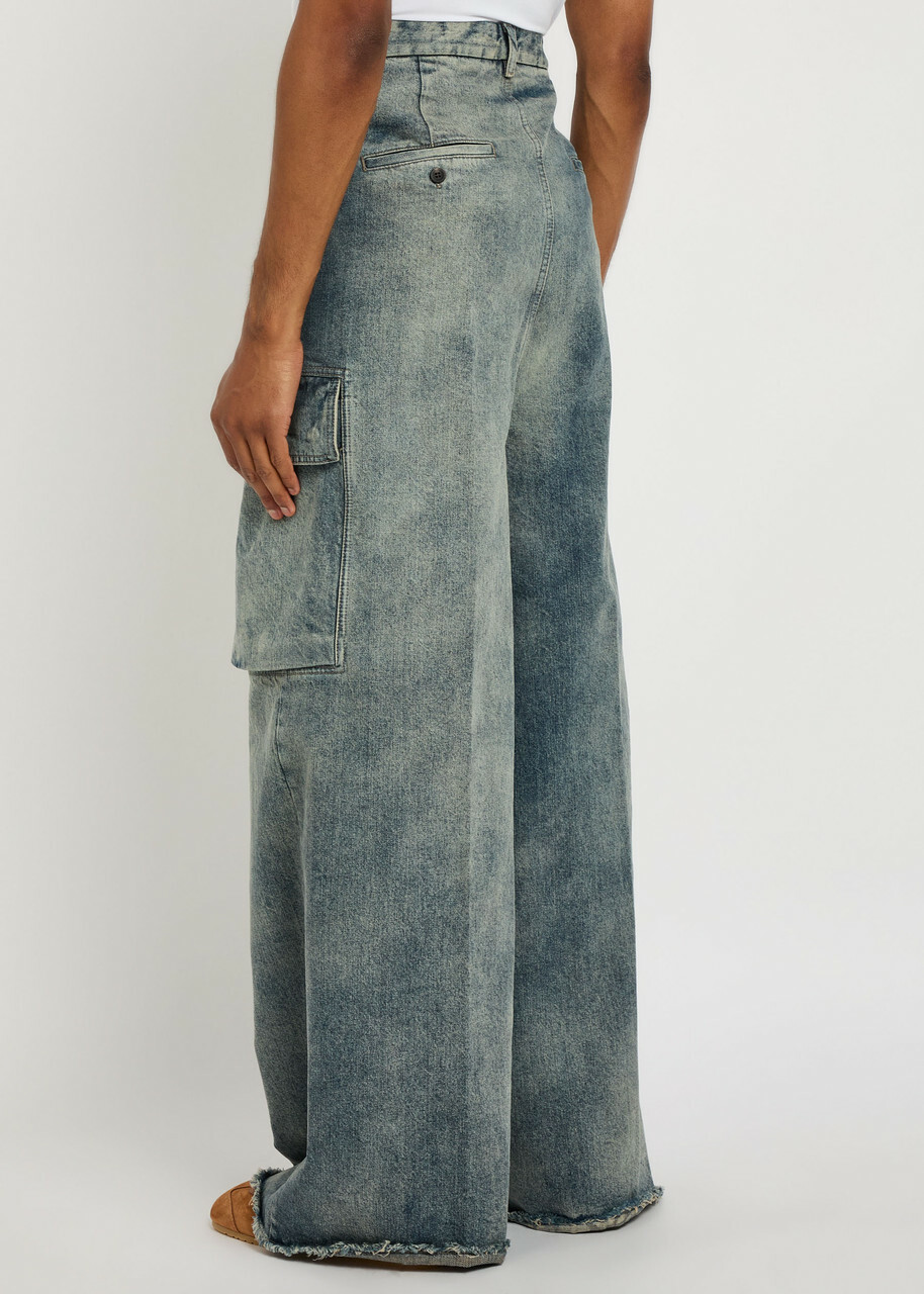 C*z様 Rick Owens MASTODON CUT PANTS DENIM Denim Mastodon Cut in Black – SVRN