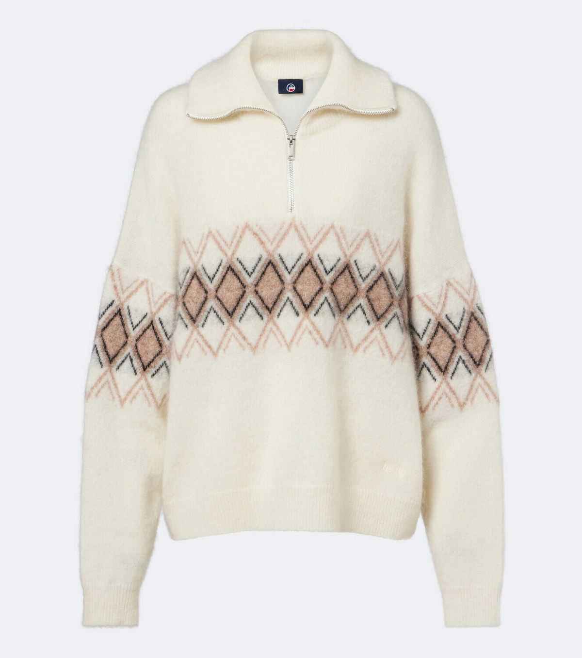 Fusalp Mireva mohair-blend half-zip sweater