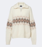 Fusalp Mireva mohair-blend half-zip sweater