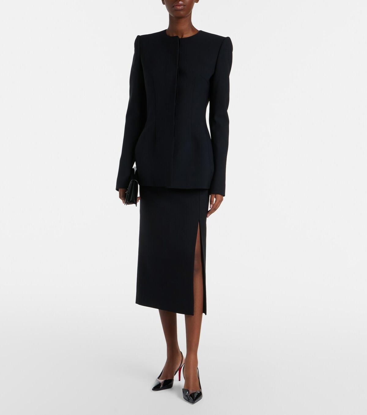 Mugler Cutout pencil skirt