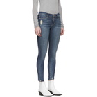 FRAME Blue Le Skinny de Jeanne Jeans