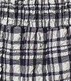 Solid & Striped - Babydoll checked minidress