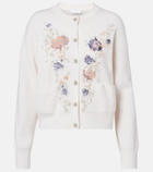 Rabanne Sequined wool and cashmere cardigan