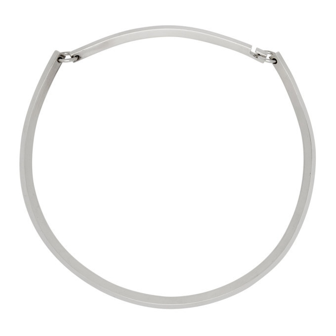 Photo: CC STEDING Silver Wire Choker Necklace