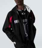 Balenciaga x NBA logo cotton fleece hoodie