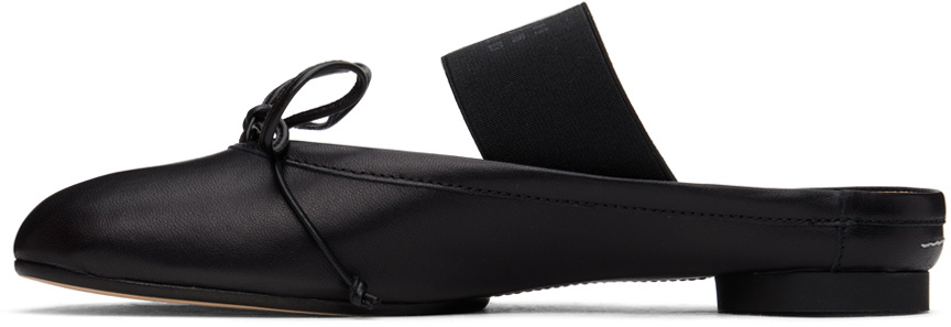 MM6 Maison Margiela Black Anatomic Slippers