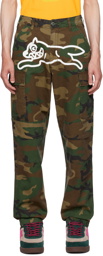 ICECREAM Khaki Running Dog Cargo Pants