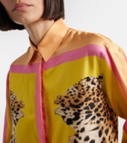 Roberto Cavalli Printed silk shirt