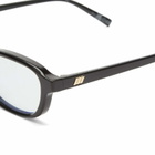 Le Specs Women's Honey Pot Blue Light Optical Glasses in Black/Blue Light Lens 