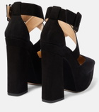 Jimmy Choo - Gian 140 platform leather pumps