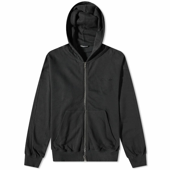 Photo: Cole Buxton Men's Lightweight Zip Hoody in Washed Black