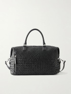 Officine Creative - Woven Leather Weekend Bag