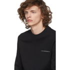 LHomme Rouge Black Embroidered Logo Sweatshirt