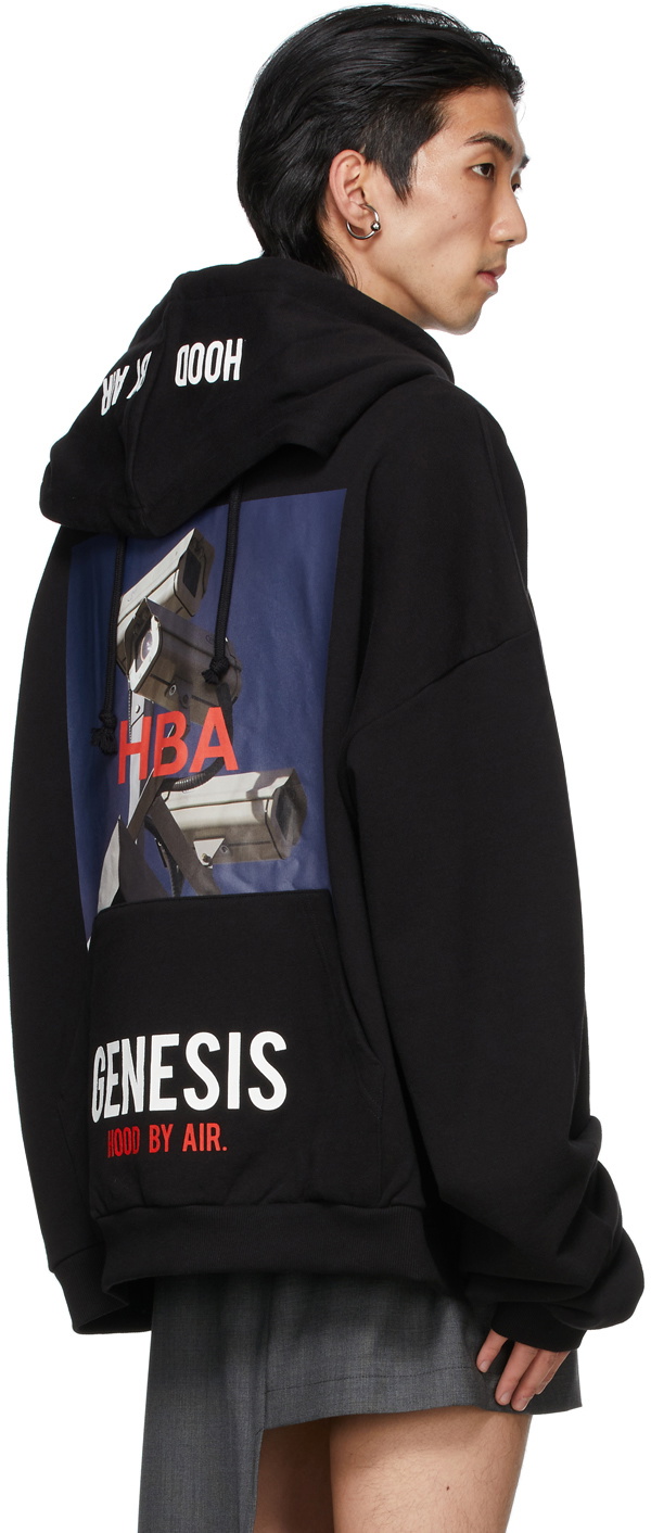 Hood by Air Black Dual Hoodie
