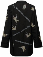 YOHJI YAMAMOTO K-angel Printed Viscose & Linen Jacket