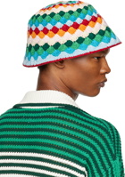 Casablanca Multicolor Striped Bucket Hat