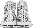 Converse White & Black Sammy Baca Edition CTAS Pro Hi Sneakers