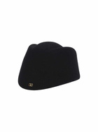 Valentino Garavani Merino Wool Hat vlogo Signature